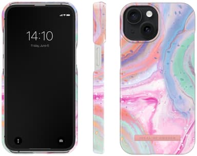 Ideal of Sweden Fashion fodral till iPhone 15 (pastellmarmor)