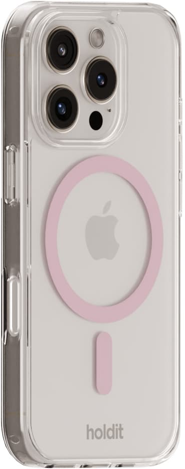 Holdit iPhone 16 Pro Max MagSafe fodral (rosa)