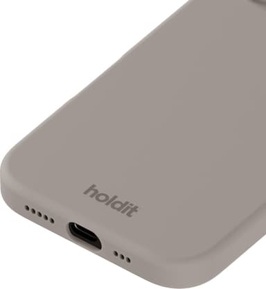 Holdit Silicone iPhone 16 fodral (taupe)