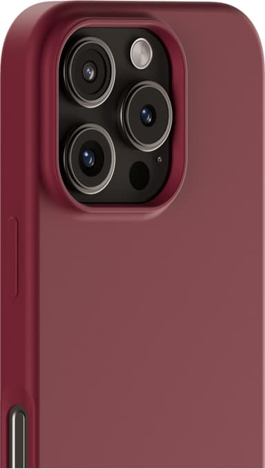 Holdit Silicone iPhone 16 Pro fodral (röd sammet)