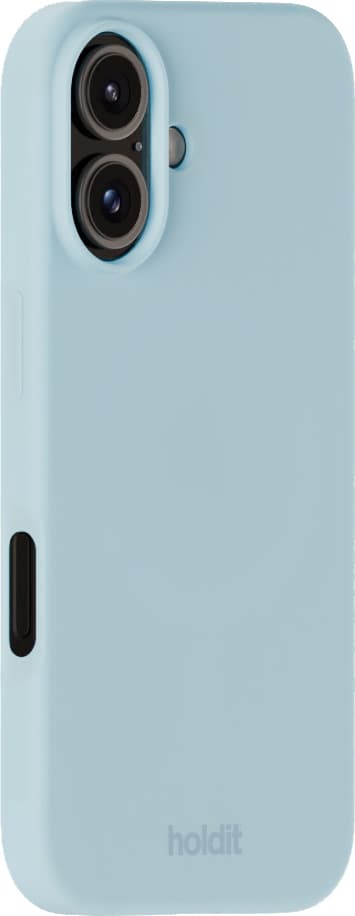 Holdit Silicone iPhone 16 fodral (mineralblått)