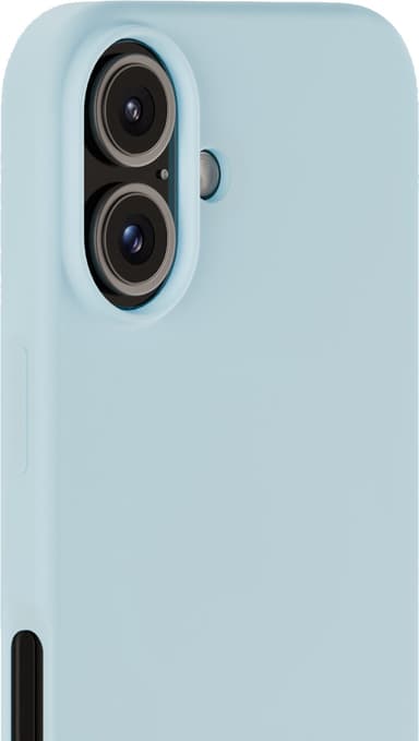 Holdit Silicone iPhone 16 fodral (mineralblått)