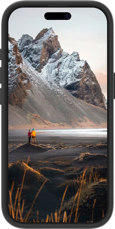 Dbramante1928 Iceland Ultra MS Kickstand iPhone 16 Pro fodral (svart)