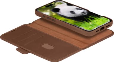 Dbramante1928 Lynge MagSafe iPhone 16 Pro Max plånboksfodral (brunt)