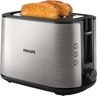 Philips Viva Collection brödrost HD2650/90 (rostfritt stål)