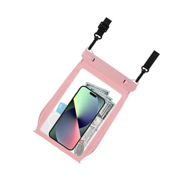 Vattentät telefonväska - liten crossbody-väska Rosa