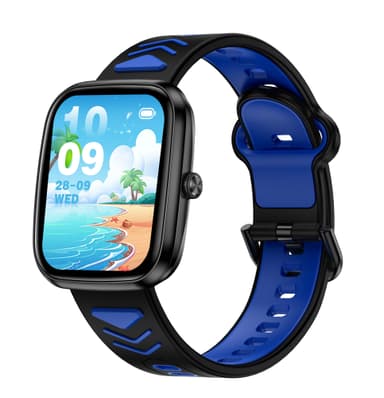 Smartwatch med Bluetooth-samtal och hälsoövervakning