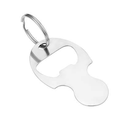 Stormarknad kundvagn token nyckelring Silver M