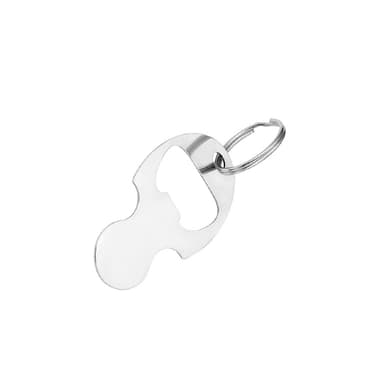 Stormarknad kundvagn token nyckelring Silver M
