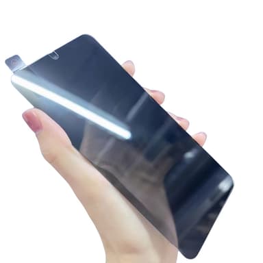 Transparent Privacy Screen Protector med Fingerprint Unlock för Samsun