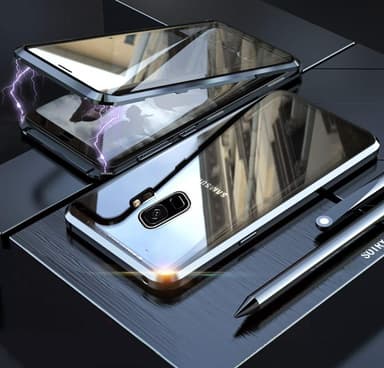 Samsung Galaxy S9 skal med skärmskydd Svart