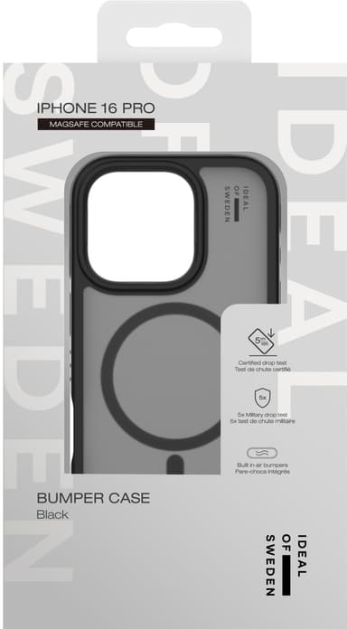 iDeal of Sweden Bumper iPhone 16 Pro fodral (svart)