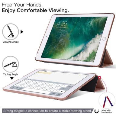 iPad Pro 9.7 2017 Smart Cover Case skal Roséguld
