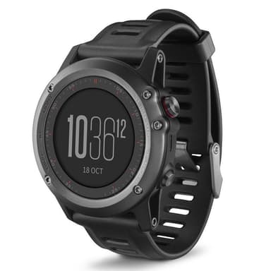 Armband för Garmin Fenix 3 HR/6X GPS/5X Sapphire/Descent MK1 Svart