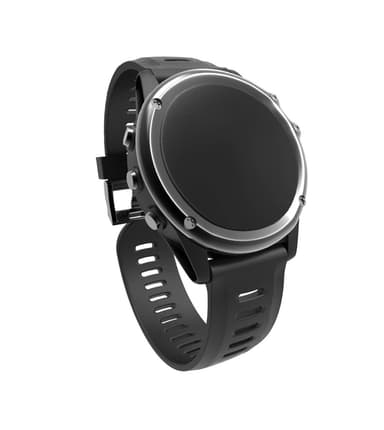 Armband för Garmin Fenix 3 HR/6X GPS/5X Sapphire/Descent MK1 Svart