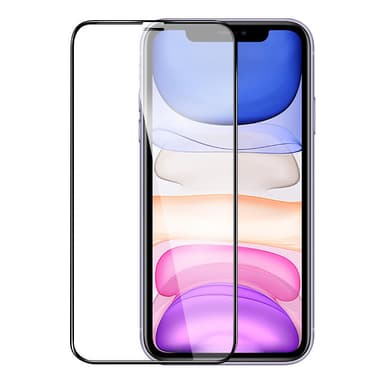 Skärmskydd iPhone X / iPhone XS 5D Härdat glas Svart