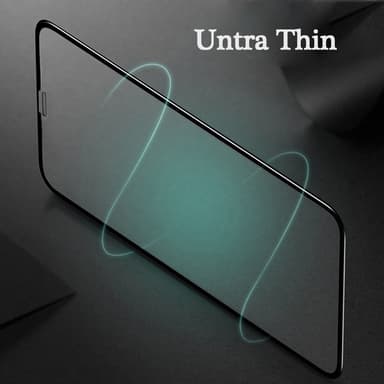 Skärmskydd iPhone X / iPhone XS 5D Härdat glas Svart