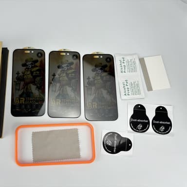 Telefonskydd skärmskydd med hög klarhet mot fingeravtryck 3-pack 14,5x