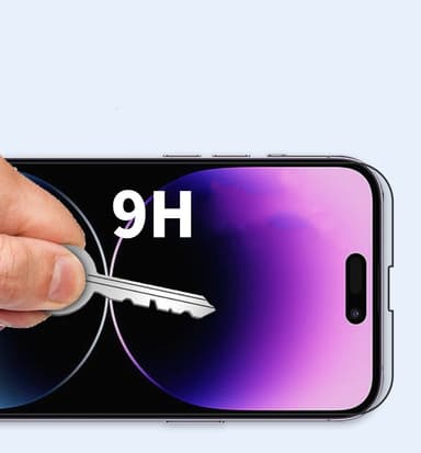 3-pack härdat glas HD Anti-Fingerprint Screen Film Kit Kompatibel med