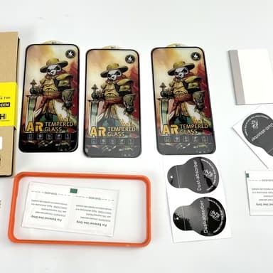 3-pack härdat glas HD Anti-Fingerprint Screen Film Kit Kompatibel med