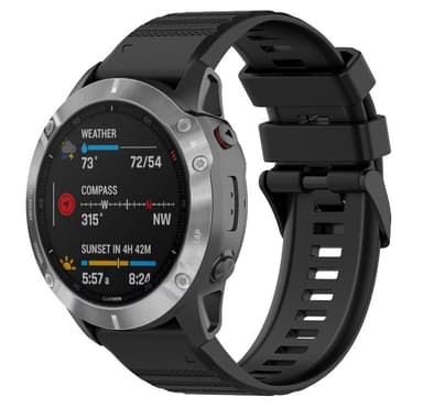 Klockarmband för Garmin Fenix 7/6/5 Svart