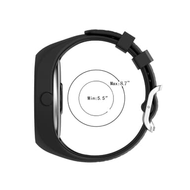 Polar M200 armband silikon Svart