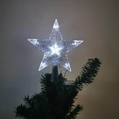 Julgransljus stjärna, Vit