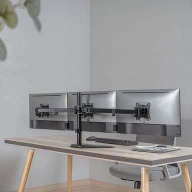 LogiLink Monitorställ/fot trippel 17-27"" 2x658mm