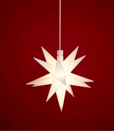 Batteridriven LED-julstjärna med timer