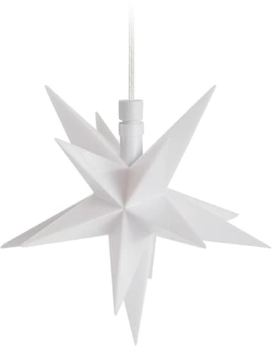 Batteridriven LED-julstjärna med timer