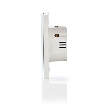 Nedis SmartLife Strömbrytare | Wi-Fi | Parasoll / Ridå / Slutare | Väggfäste | 300 W | Android™ / IOS | Glas | Vit