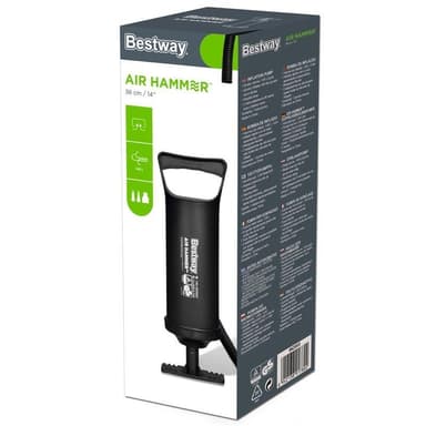 Bestway Luftpump Air Hammer 36cm- Dubbelverkande handpump