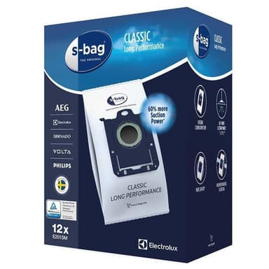 Electrolux E201SM s-bag Dammsugarpåse 12 st
