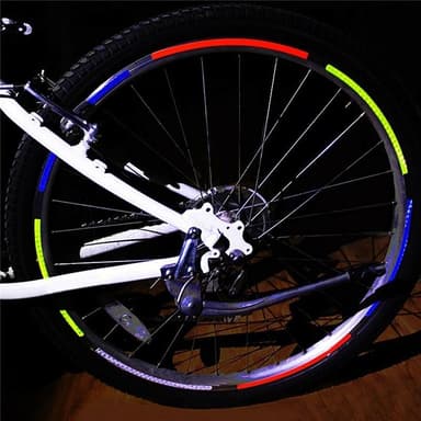 Självhäftande reflex-stripes till cykel, 5 ark