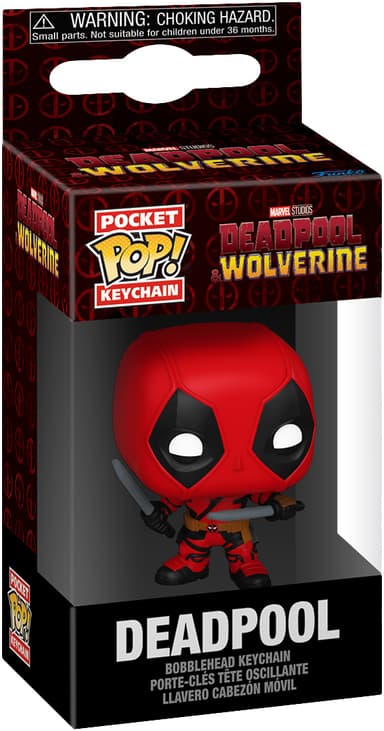 Funko Deadpool Wolverine nyckelring (Deadpool med svärd)