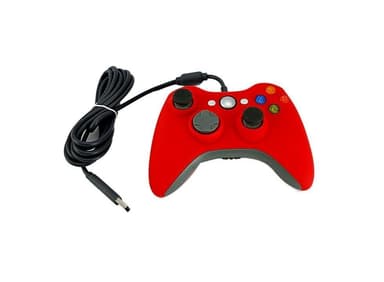 Handkontroll till Xbox 360 (Röd)