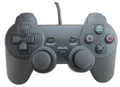 Handkontroll till Playstation 2 (Svart)