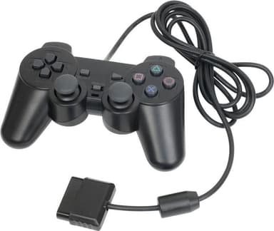 Handkontroll till Playstation 2 (Svart)