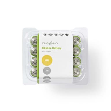 Nedis Alkaline Batteri AA | 1.5 V DC | 20-Pack
