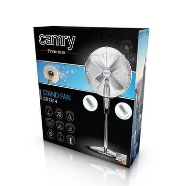 Camry stor golvfläkt i stål, 190W