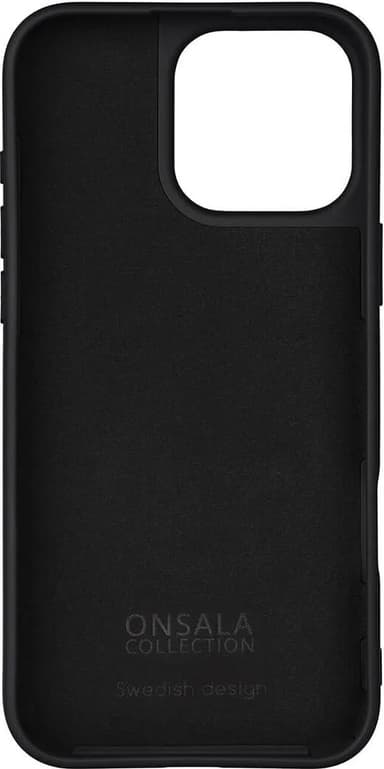 Onsala iPhone 16 Pro Max silicone fodral (svart)