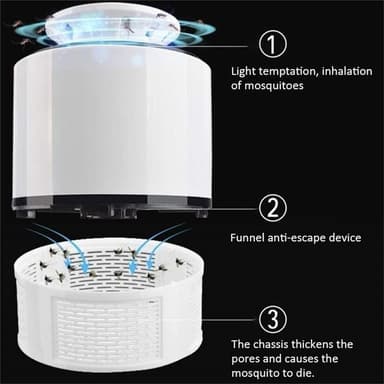 Mygglampa - Vit