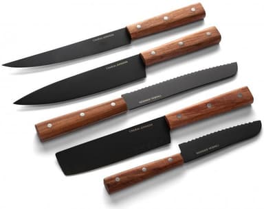 Orrefors Jernverk 5-pack Knivar Svart