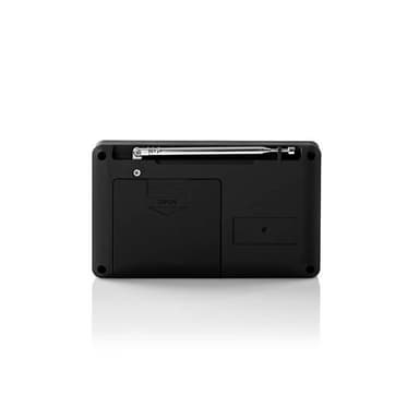 FM-radio | 3.6 W | USB-port och microSD-kortplats | Svart/grå