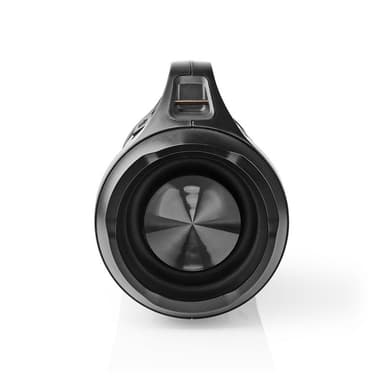 Nedis Bluetooth® Party Boombox | 6 timmar | 2.0 | 120 W | Uppspelning av media: AUX / Micro SD / USB | IPX5 | Synkroniseringsbar | Bärhandtag | Festljus | Svart