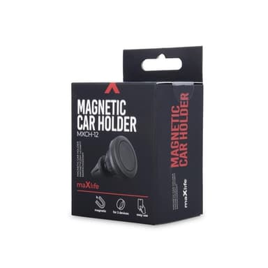 Maxlife MXCH-12 - Magnetisk Bilhållare för fläktgaller, Svart