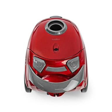 Nedis Dammsugare med påse | Med Väska | 700 W | Dammkapacitet: 1.5 l | Kombi Borste | aktionsradie: 7 m | Hepa | Antracit / Röd