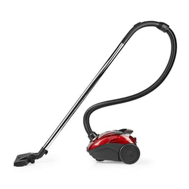 Nedis Dammsugare med påse | Med Väska | 700 W | Dammkapacitet: 1.5 l | Kombi Borste | aktionsradie: 7 m | Hepa | Antracit / Röd
