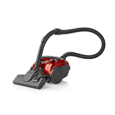 Nedis Dammsugare med påse | Med Väska | 700 W | Dammkapacitet: 1.5 l | Kombi Borste | aktionsradie: 7 m | Hepa | Antracit / Röd