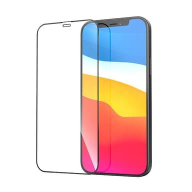 Skärmskydd i 9H härdat glas för iPhone 13, Svart